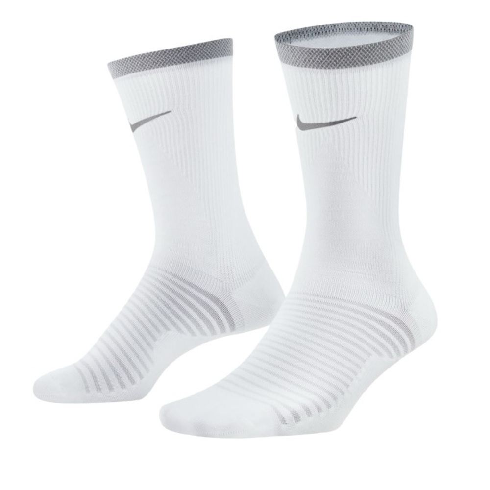 NIKE Dri-FIT Spark Cushioned Running Crew Sock 2 Packs Size 9.5-11W NEW